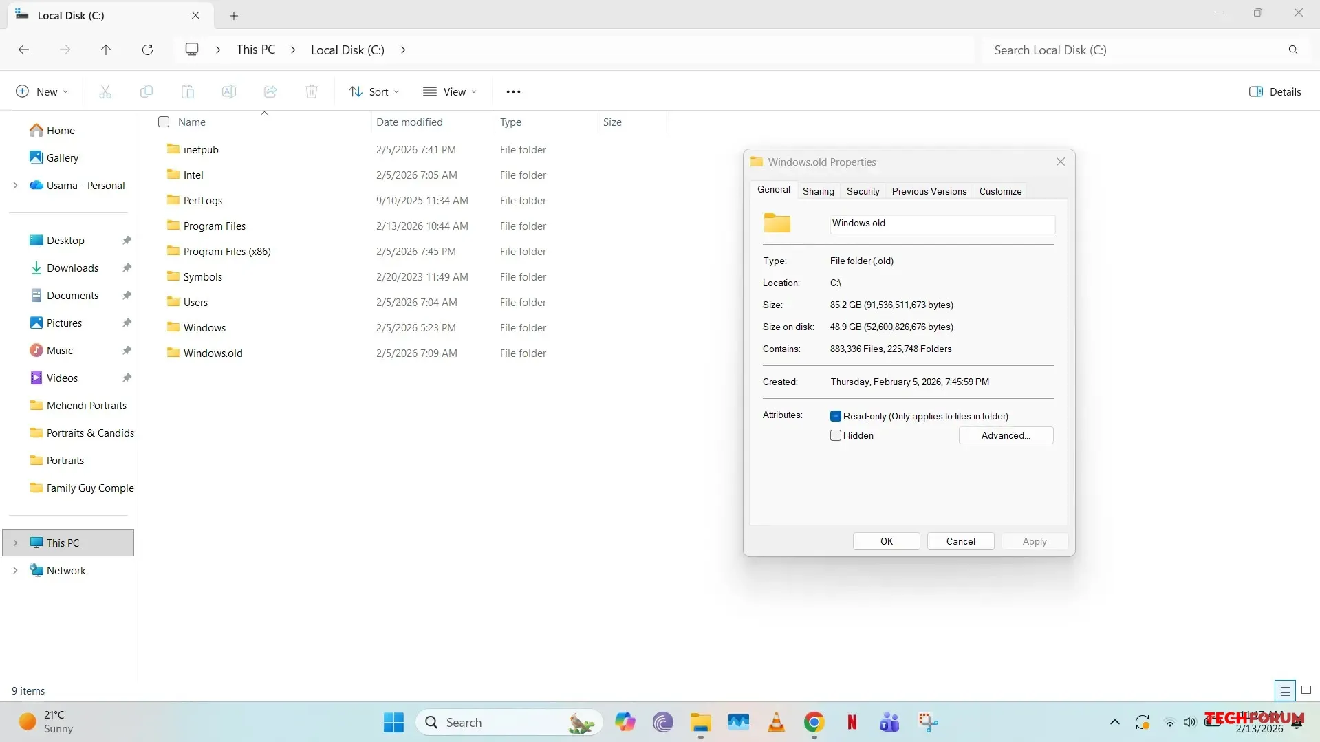 Kılavuz: Windows.old klasörü nedir ve kolayca silebilir miyim? - Görsel 1