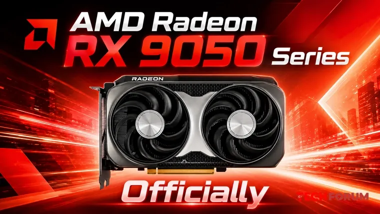 AMD, PlayStation 5 seviyesinde GPU performansı sunan Radeon RX 9050'yi resmen tanıttı. - Görsel 1