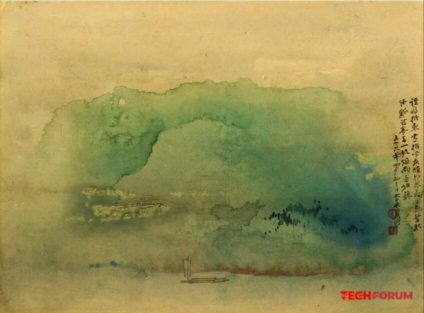 Zhang Daqian Çinli sanatçı (1899-1983) - Görsel 4