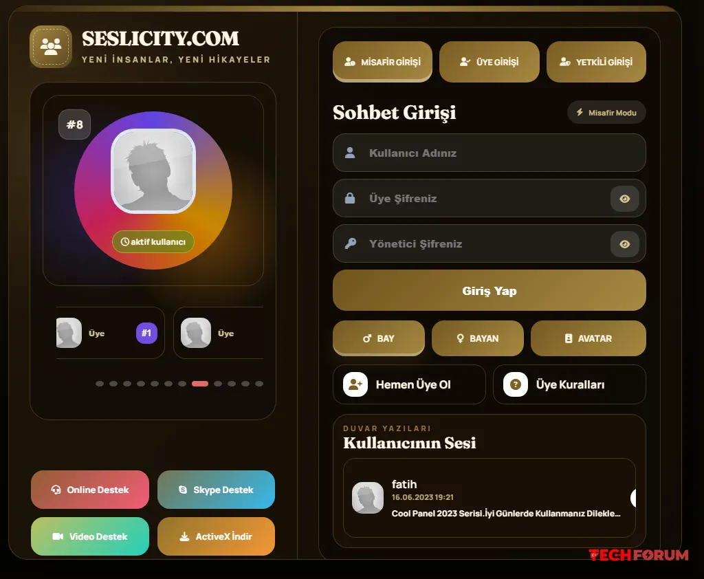 SpeakyChat Cool ve Wox Panel 2026 Design – Sesli Chat Panelini Ücretsiz İndirin