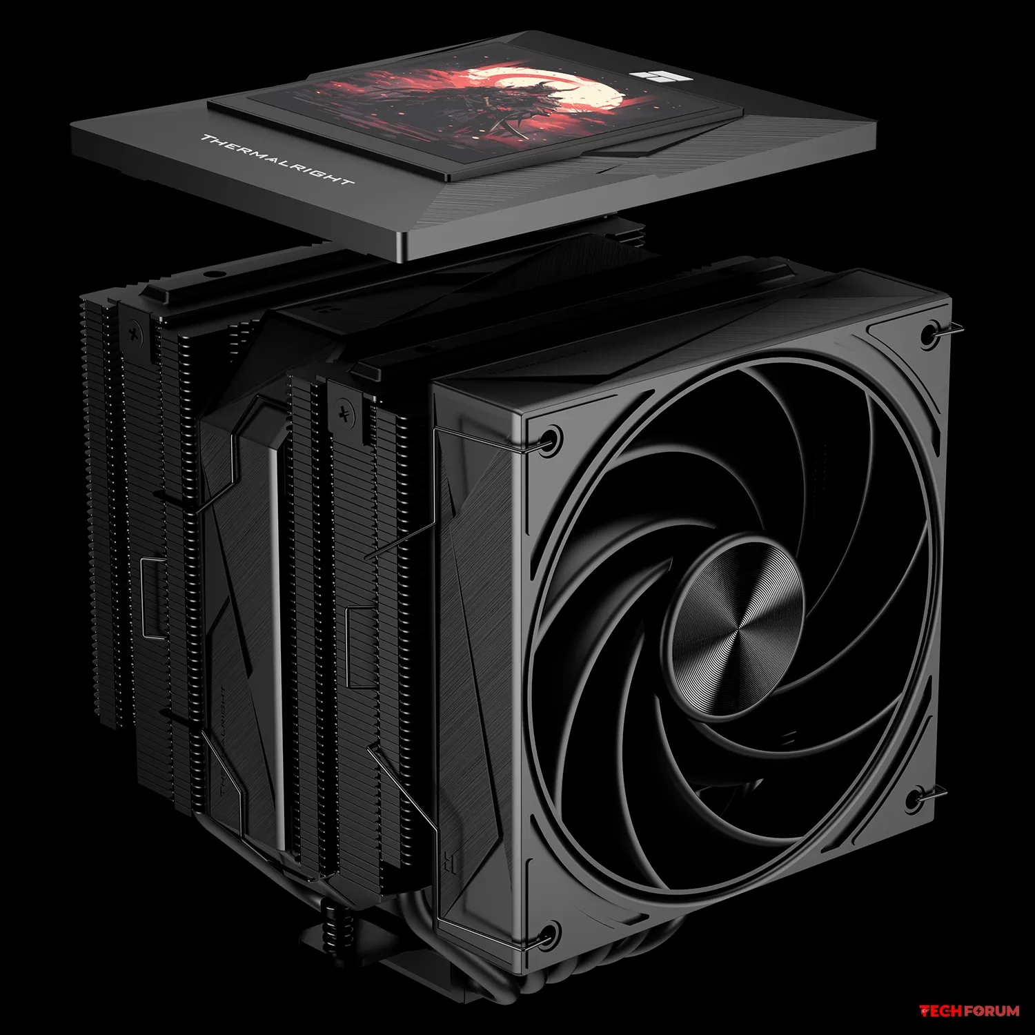 Thermalright, ekranlı ve altı ısı borulu çift kuleli Royal Pretor 130 Vision soğutucusunu piyasaya sürer. - Görsel 2