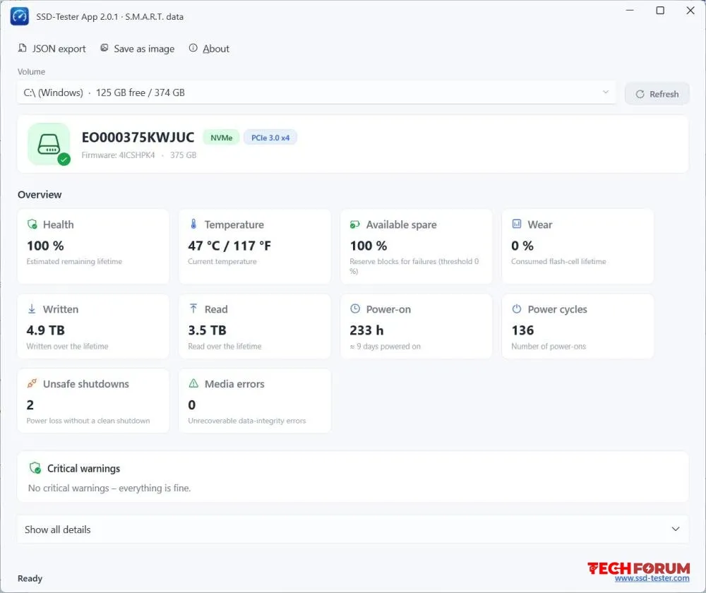 SSD Test Cihazı Uygulaması, - SSD-Tester Benchmark Uygulaması - Görsel 2
