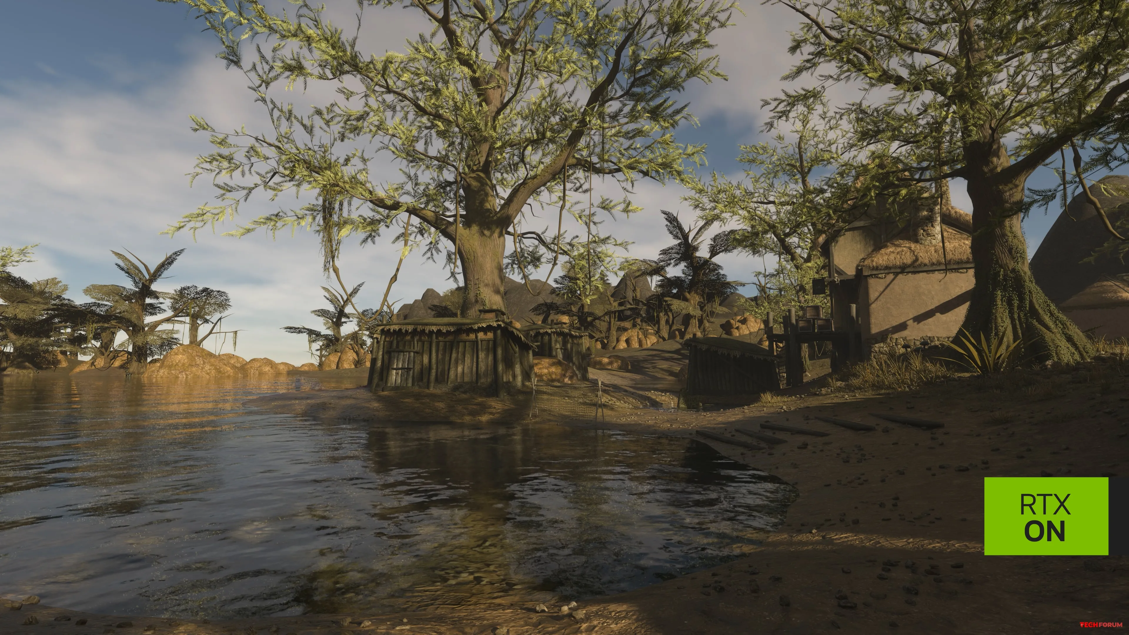 Morrowind RPG oyununun NVIDIA RTX uyumlu yeni grafiklerle nasıl görüneceğini gösterdi. - Görsel 3