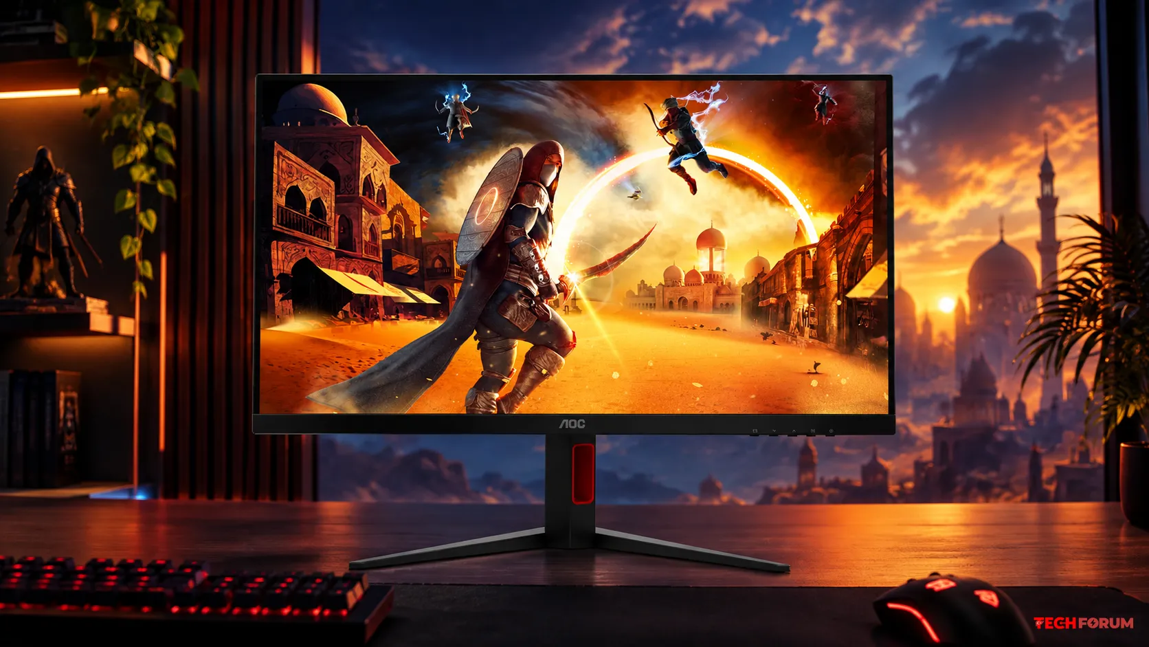 AOC 480 Hz'e kadar yenileme hızına sahip çift modlu oyun monitörü