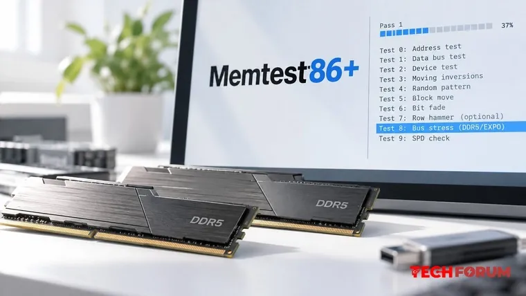 Memtest86+, oyun çökmelerine neden olan DDR5 XMP ve EXPO hatalarını tespit etmek için yeni bir stres testi içeriyor.